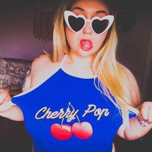 Forever 21+ ‘Cherry Pop’ Halter Top